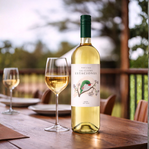 Las Cuatro Estaciones - Vino Blanco Seco 100% Airen 11% ABV Vino Blanco Español 750ml - Product Image 3