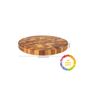 Planche à découper en bois dur de qualité supérieure, planche de cuisine naturelle et écologique pour trancher la viande, le pain et les légumes - Product Image 6