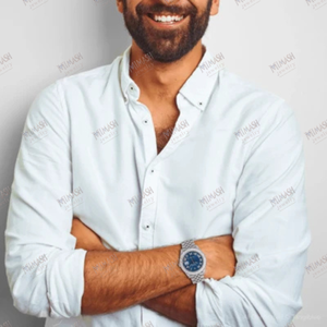 Montre brillante en diamant Moissanite Montre-bracelet pour homme de luxe glacé de qualité supérieure avec design élégant et appel cadeau bijoux intemporel - Product Image 4