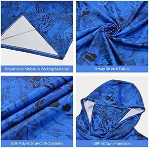 Camiseta de Pesca con Capucha UPF 50 Personalizada para Hombre y Mujer, Camiseta de Pesca y Senderismo de Manga Larga, Transpirable, que Absorbe la Humedad, con Estampado Digital - Product Image 5