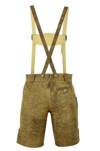 Lederhosen Tradicionales Bávaros para Hombre, Personalizados, Cortos, para Oktoberfest - Product Image 4
