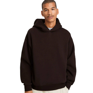 2025 personnalisé surdimensionné polaire sweats à capuche poids lourd épais hiver chandails avec Logo brodé français tissu hommes sweats à capuche - Product Image 6