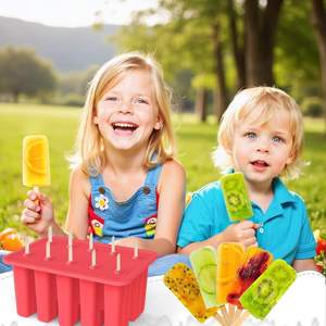 Moule à glaces en silicone réutilisable sur mesure pour usine, 10 cavités, sans BPA, avec démoulage facile, vente en gros - Product Image 2