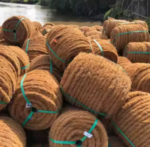 Best Selling 2024 From Vietnam Coir <b>Mat</b> Eco Friendly Wholesale Coir <b>Mat</b> <b>Coconut</b> Fiber Rope <b>Coconut</b> Decorative Functional - Product Image 3
