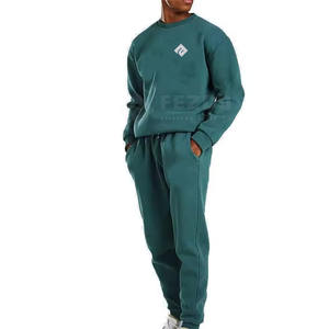 Chándal transpirable para hombre con pantalones de cintura elástica y Sudadera con capucha Ideal para deportes y fitness - Product Image 1