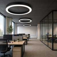 Plafonnier LED moderne en forme d'anneau 51W pour les projets d'éclairage de réception et de hall