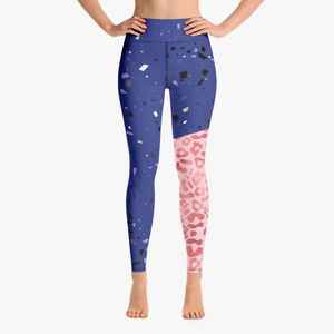 Leggings personnalisés imprimés sur toute la surface Pantalon de yoga taille haute pour femmes Slim Fit Séchage rapide Confortable Workout Gym Fitness Sportswear - Product Image 3