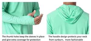 Vente en gros de t-shirts de pêche personnalisés, fabricant OEM, fournisseur d'équipements de sport de plein air respirants et à séchage rapide - Product Image 4