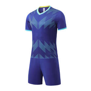 เสื้อฟุตบอลระบายอากาศแห้งเร็วผ้าโพลีเอสเตอร์เสื้อ100% ปรับแต่งได้ - Product Image 2