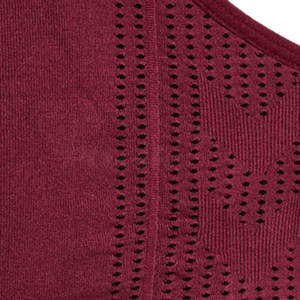 สปอร์ตบราของผู้หญิงวัสดุโพลีเอสเตอร์สแปนเด็กซ์ระบายอากาศได้ดีมีดีไซน์ไร้รอยต่อสำหรับออกกำลังกาย - Product Image 4