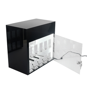 Dispensador de cigarrillos iluminado, Mostrador de exhibición de tabaco, dos estantes, tienda de humo, empujador de hojaldre, estante de exhibición - Product Image 4