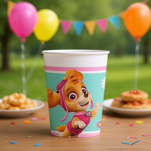 Gobelet en papier Skye 200 ml, vaisselle de fête pour décorations d'anniversaire pour enfants - Product Image 3