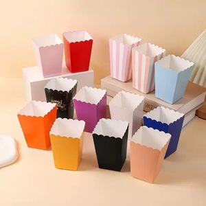 Caja de papel desechable personalizada para palomitas de maíz, caja de palomitas de maíz para cine, cubo de papel ecológico para llevar pollo frito y papas fritas - Product Image 4