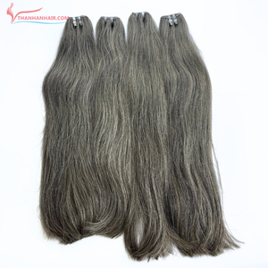 Extensión de cabello Remy de alta calidad, cabello natural recto vietnamita e indio virgen, paquete de vendedores de trama Doble - Product Image 6