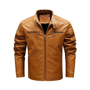 Design Your Own <b>Leather</b> Fashion <b>Jackets</b> High Quality Men <b>Leather</b> <b>Jacket</b> In Best Price <b>Long</b> Sleeve Winter <b>Jacket</b> - Product Image 2