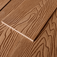 Panneau de plafond extérieur en WPC 140*10mm, revêtement mural imperméable avec grain de bois 3D, panneaux de plafond et de mur