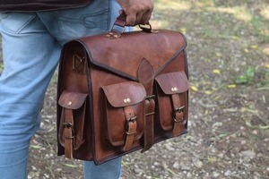Unisex 13/15/16/17/18 Inch Large Leather Duffle Style Laptop <b>Messenger</b> <b>Bag</b> Custom Logo Sports Pattern Candy Travel <b>Bag</b> Men Women - Product Image 5