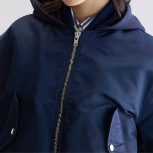 Chaqueta Bomber de Invierno para Mujer, Diseño Nuevo, Venta al por Mayor, Personalizable, Impermeable, Transpirable, Resistente al Viento, Precio de Fábrica - Product Image 4