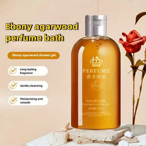 Gel de Baño de Lujo Elegante, Gel de Ducha Perfumado Negro Dorado, Fragancia Herbal de Larga Duración, Jabón Corporal Hidratante con Glicerina - Product Image 6