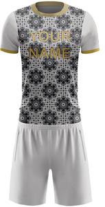 Uniforme de Fútbol Transpirable para Hombre, Personalizable, Manga Corta, Opción de Logotipo Frontal, 100% Poliéster, Antibacteriano, Calidad Premium - Product Image 2