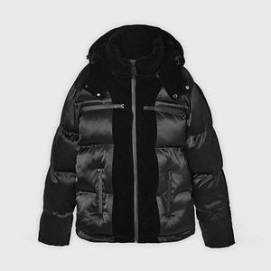 OEM de alta calidad Unisex diseñador acolchado abrigo de invierno con logotipo personalizado Chaqueta de algodón Puffer Negro Unisex High Street Style Hombres - Product Image 2