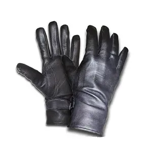 Vente en gros de gants confortables en cuir de mouton nappa souple classique coupe ajustée du Pakistan