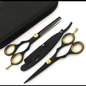 Ciseaux de barbier personnalisés Ciseaux de barbier de coiffure professionnels Salon de coupe de cheveux élagage outils de coiffeur accessoires - Product Image 2