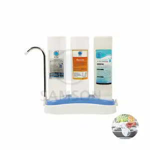 Cartucho de filtro de 3 estágios com filtro de água para encher um separador de ar-água dental, cartucho de filtro de água mais vendido