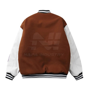 Best Price Winter Letterman <b>Jacket</b> for <b>Men</b> High Quality Polyester/Cotton Stand Collar Front Logo <b>Long</b> Sleeves Quick Dry - Product Image 2