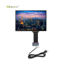 Écran LCD TFT Wisecoco personnalisé de 10,1 pouces 1280*800 de type paysage, panneau LVDS, grand angle de vision, écran LCD IPS avec écran tactile