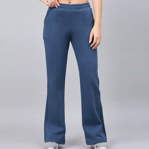 Pantalones Deportivos Acampanados de Invierno con Cintura Elástica, Tela Suave Lavada, Elástica, de Secado Rápido, Transpirable y Ecológica para Yoga, Running, Gimnasio y Fitness - Product Image 1