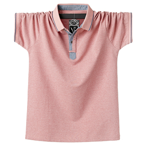 เสื้อแขนสั้นผ้าสแปนเด็กซ์/ ผ้าฝ้ายสำหรับผู้ชายสวมใส่สบายกันการเกิดขน - Product Image 5