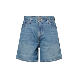 Shorts de Mezclilla Casuales de Cintura Alta para Hombre y Mujer, Transpirables, con Botones, Lavado Azul Claro, Algodón y Lino, Sin Elasticidad, Personalizables - Product Image 1