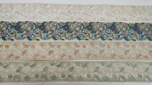 Custom made Light Pastel Embroidered Laces and Trims For Wedding Dress Bridal Gown DIY <b>Sewing</b> Craft <b>Material</b> Yards - Product Image 5