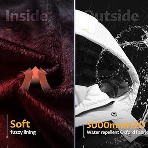 Chaqueta acolchada ligera impermeable resistente al agua transpirable para exteriores para viajes, senderismo y exploración de clima frío - Product Image 4