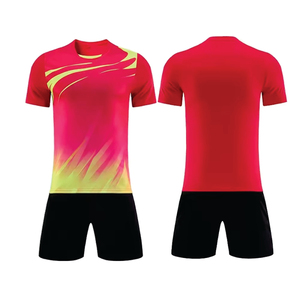 Uniforme de volley-ball d'équipe, couleurs et logo personnalisés, coupe régulière pour hommes adultes, tissu en polyester respirant, haute qualité, confortable - Product Image 1