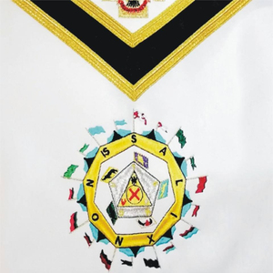 Brotherhood Regalia Delantal de cuero hecho a mano Delantal artesanal personalizado de alta calidad para uso ceremonial - Product Image 4