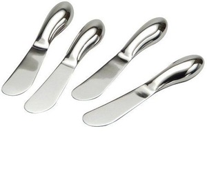 4 Piece Indian Design <b>Cheese</b> <b>Set</b> Made Stainless Steel With Stainless Steel Handle Cutlery Gift Box Party From India - Product Image 3