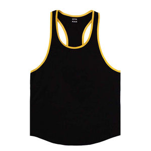 Casual Men's Summer Fitness Workout Tank <b>Top</b> Plus Size Gym Stringer Cotton Printed Singlet Knitted Sleeveless <b>Vest</b> Washed - Product Image 1