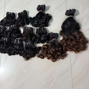 100% vrais paquets naturels bruts indiens de cheveux humains vierges de vague de corps extensions durables de qualité 15A en couleur naturelle d'origine - Product Image 2