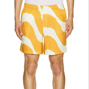 Pantalones cortos de playa de secado rápido para hombre, 100% de algodón, patrón de cierre de estambre, estampado Digital deportivo, sublimación, tejido de nailon y poliéster - Product Image 3