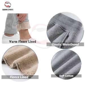 Nouveau design Pantalon de jogging pour homme Pantalon de survêtement tendance en molleton de coton Pantalon personnalisé en molleton lavé Pantalon pour homme - Product Image 6