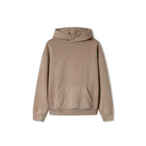 Venta al por mayor 100% algodón Unisex liso sudaderas con capucha personalizadas de talla grande sudadera de hombre cómodo duradero Elegante ropa de alta calidad - Product Image 1