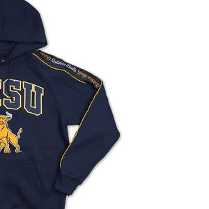 Sweats à capuche bleu marine avec logo Color University Wear Sororities - Product Image 3