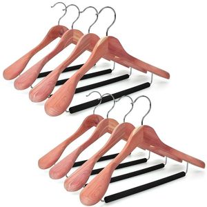 HANDMADE SMOOTH HANDLE WOOD Clothes Hanger for Coat Pant Suit Shirt-for Wardrobe Bathroom Living Room - Product Image 1