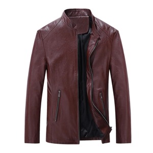 High Quality Men's <b>Winter</b> Fashion <b>Leather</b> <b>Jacket</b> New Arrival High Street Style Motorcycle <b>jacket</b> for men - Product Image 5