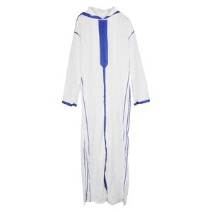 Patchwork Stand Collar musulmán para hombre de manga larga Thobe Oriente Medio Arabia Saudita Kaftan islámico Abaya Thobe / Thawb - Product Image 3