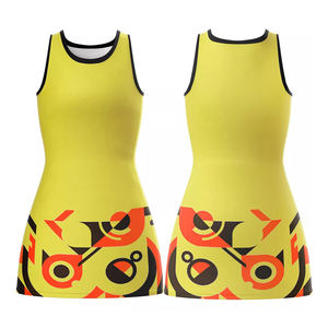 ชุดเดรสเน็ตบอลผ้าโพลีเอสเตอร์พิมพ์ลายทรงสลิมใส่สบายใหม่ล่าสุดขนาดพลัสไซส์ - Product Image 3