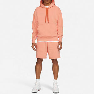 Conjunto de sudaderas con capucha y pantalones cortos de algodón 100% de la mejor calidad para hombre - Product Image 1