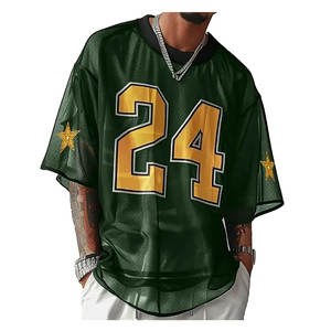 Logotipo personalizado de alta calidad Box Fit 100% algodón Drop Shoulder Oversized Cropped Boxy camisetas para hombres - Product Image 4